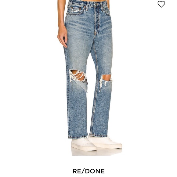 REDONE 90s CROP LOW SLUNG IN MEDIUM RAF 27 NWT - Picture 4 of 5